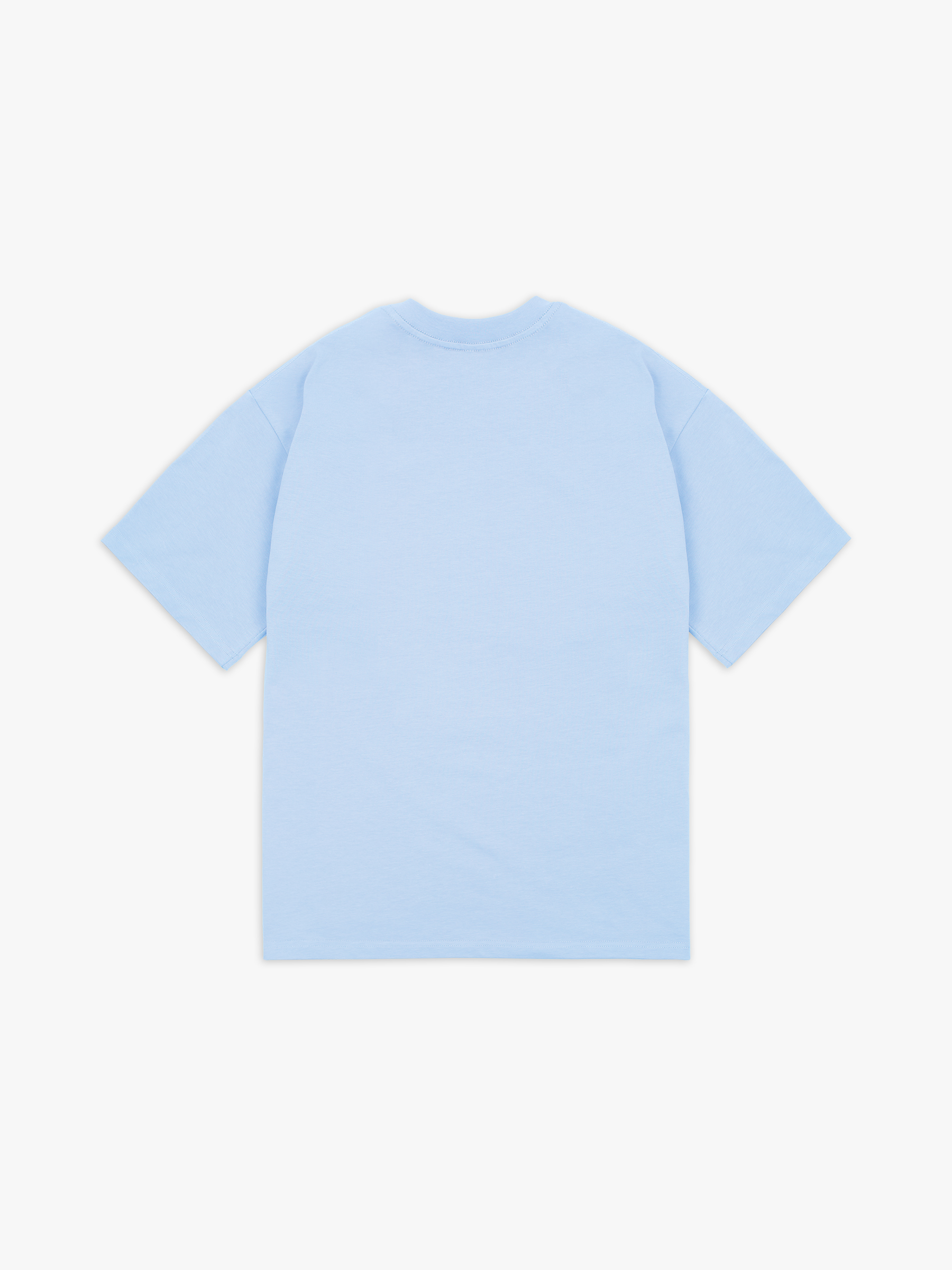 Футболка оверсайз (голубой) 230 г