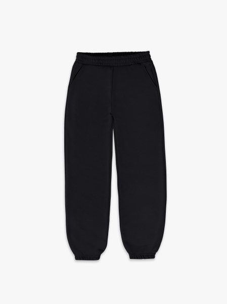 Брюки мужские с начесом (черный)