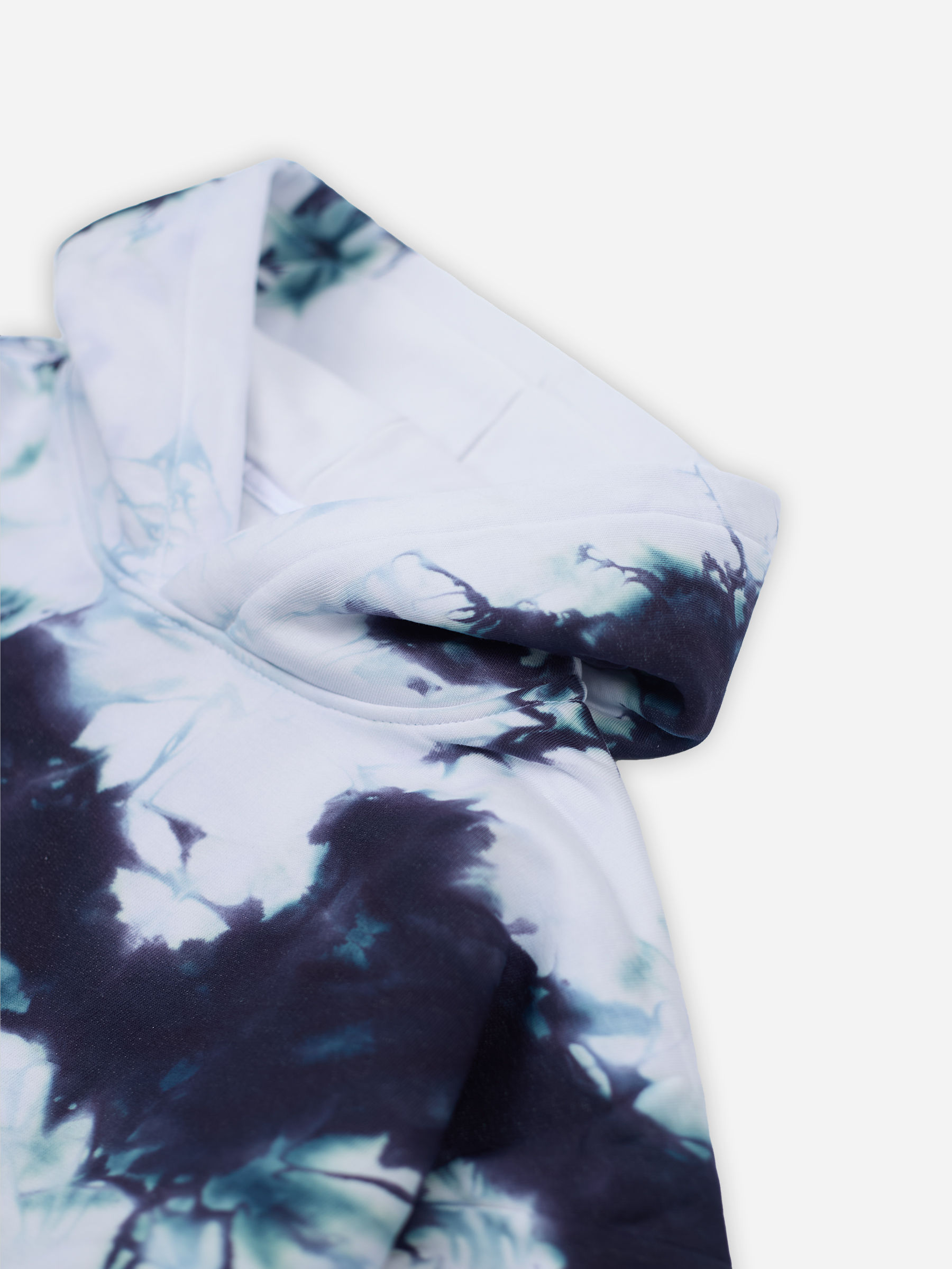 Крашеный худи  Tie Dye (фирн) 320 г