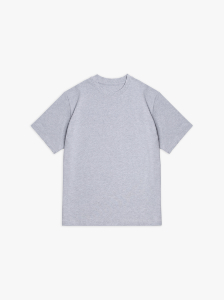 Футболка стандарт (серый меланж) 230 г