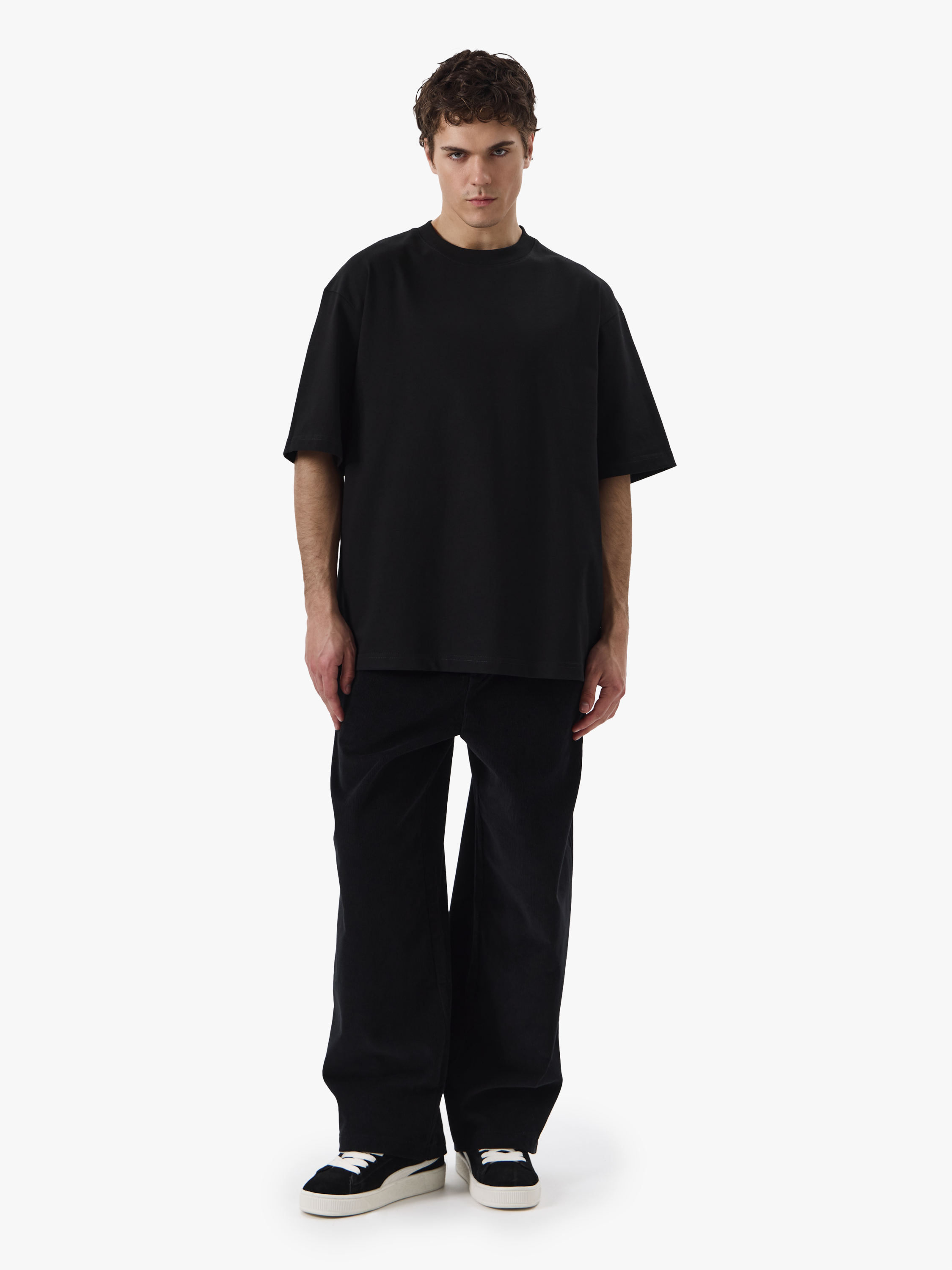 Футболка оверсайз (черный) 230 г