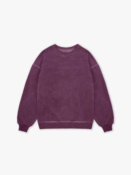 Свитшот крашеный (бордовый)