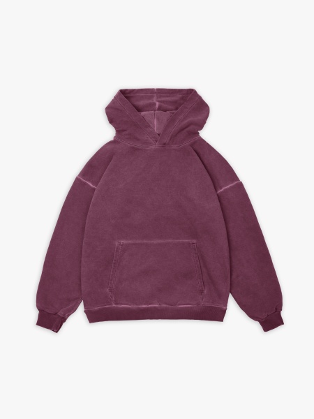 Худи крашеный (бордовый)