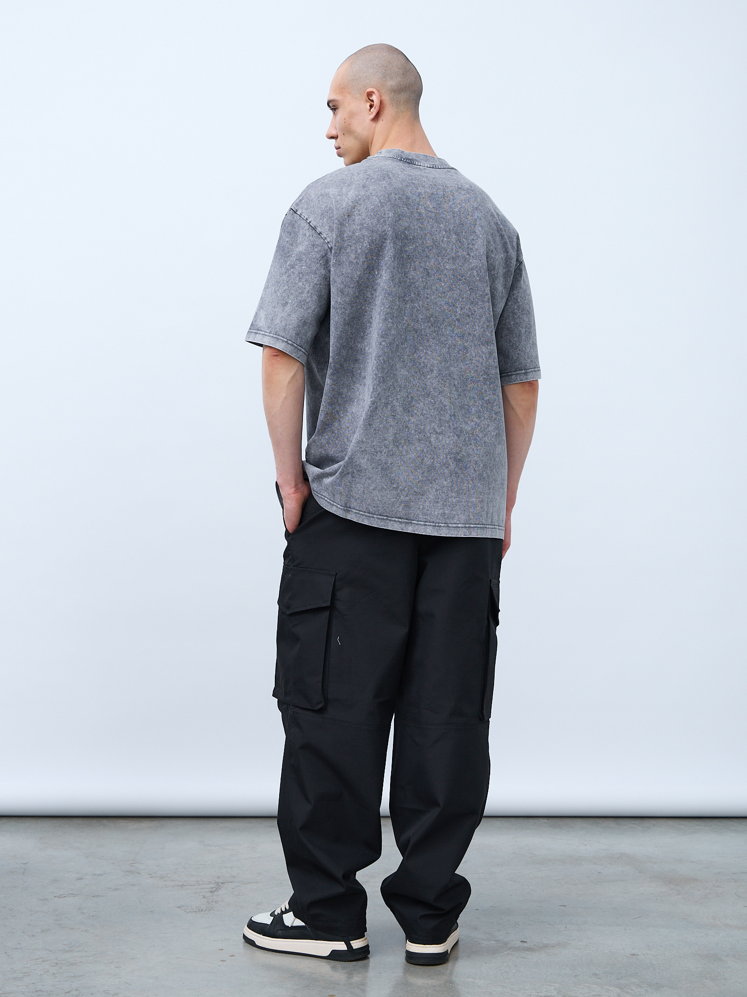 Футболка (серый) Garment dyed 230 г