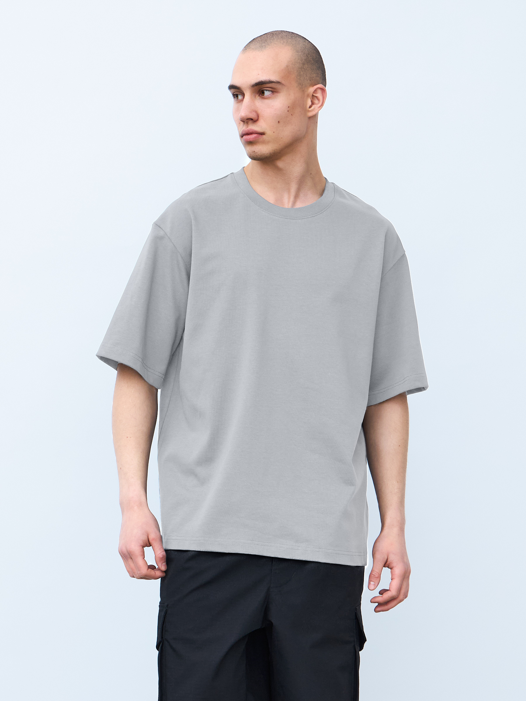 Футболка хард (серый) 300 г